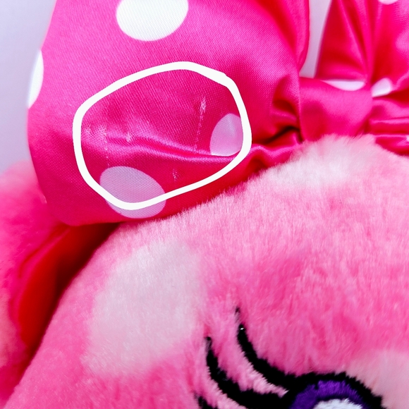 -Build A Bear Disney MINNIE MOUSE Pink Polka Dots Stuffed Animal (Flaw Pi… - Picture 9 of 10